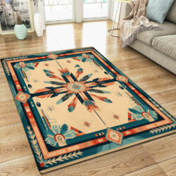 South Western Native American Style Rug MLN1551R