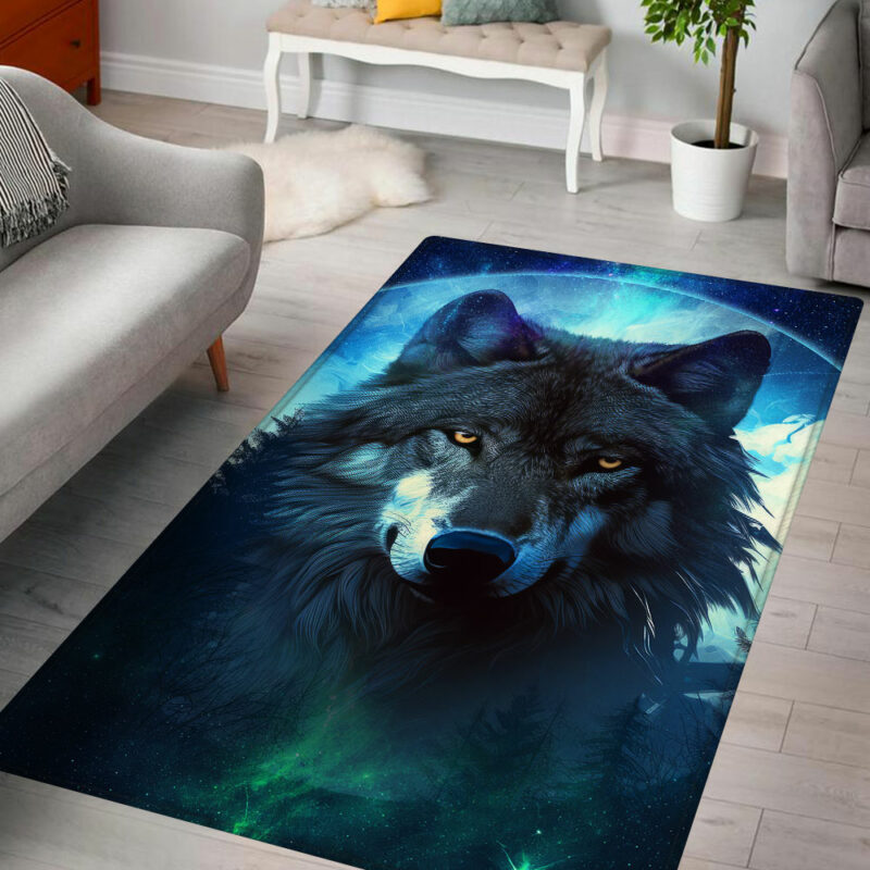 Wolf Moon Night Rug TQN1380R