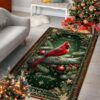 Cardinal Bird Christmas Rug TQN2050R