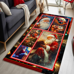 Santa Claus Christmas Rug MLN4376R