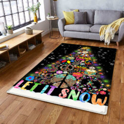 Peace Hippie Let It Snow Christmas Tree Hippie Rug TPT2300R